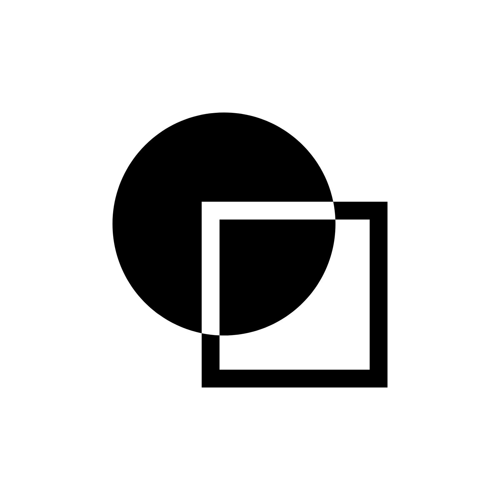 ALL token logomark, black on white